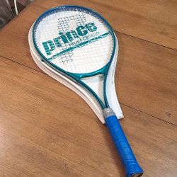 Prince Impact Oversized Tennis Racket W/4 3/8" No 3 Grip, Lightly Used With Cover