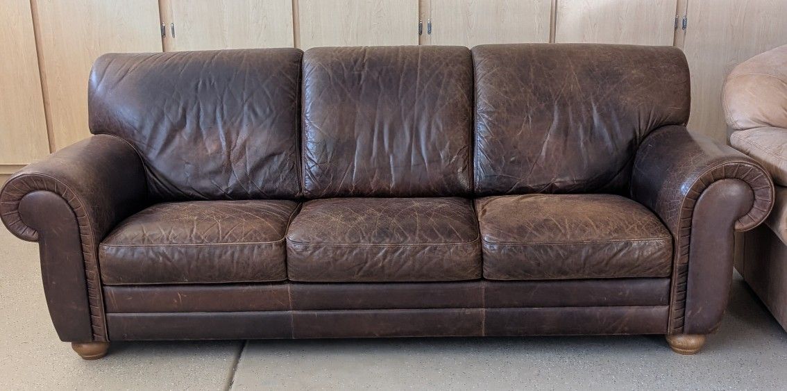 Leather Sofa And Loveseat, Chest Of Drawers