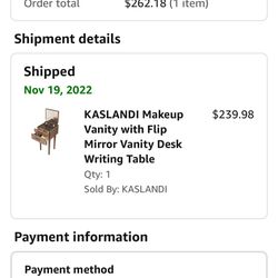 Stool sold separately on Amazon. Makeup Table-Makeup Vanity with Flip Mirror Vanity Desk Writing Table with 2 Drawers, Built-in Clear Tempered Glass. 