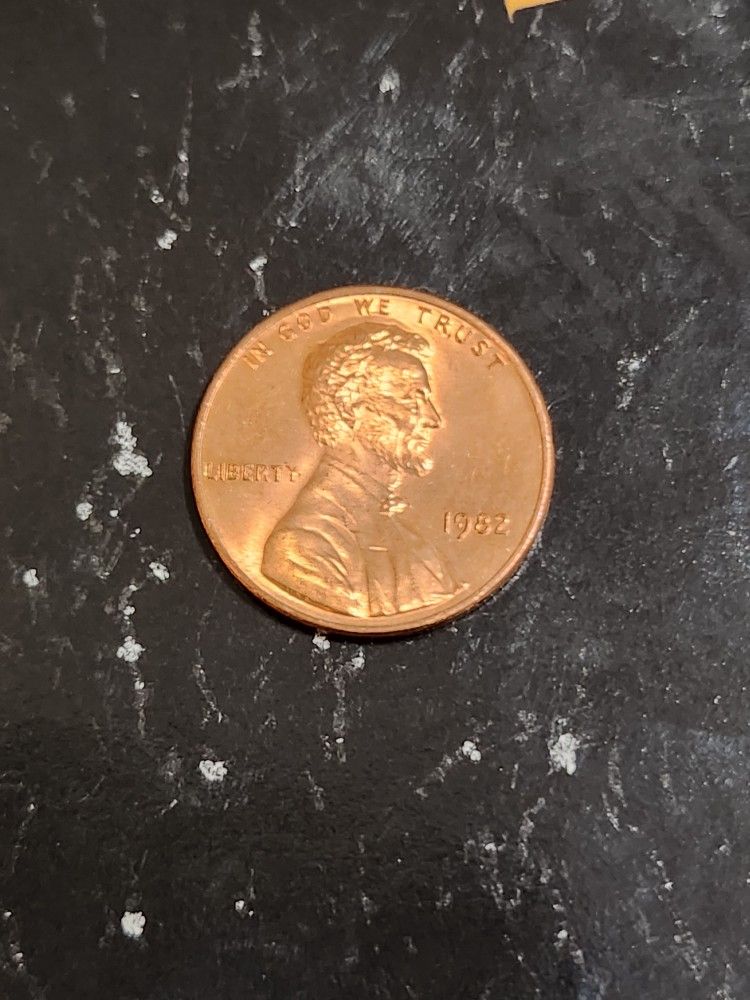 1 Cent 1982 No Mint Mark Sm Date RD
