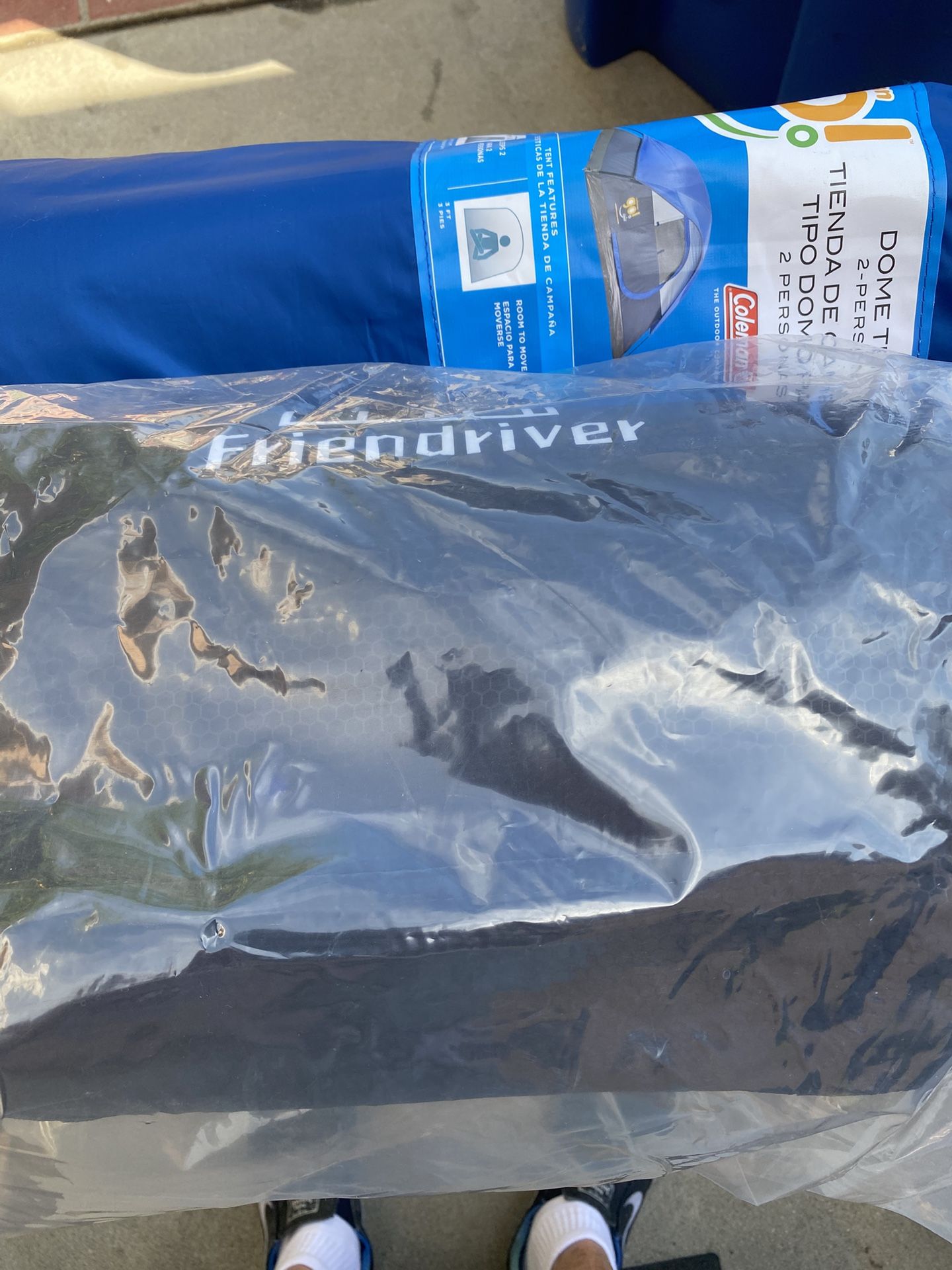 Camping 2 Person Tent And New Sleeping Bag 