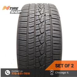 Set of 2 Used  9/32  245/40ZR18  97Y  Continental  ControlContact Sport SRS Plus