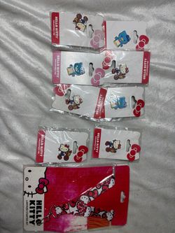 Hello Kitty Collectible Pins and Lanyard Set