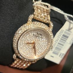 Coach Crystal Diamonds Watch