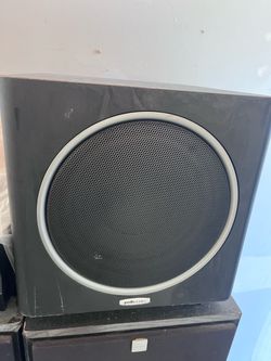 Polk Audio PSW  Black Powered Subwoofer
