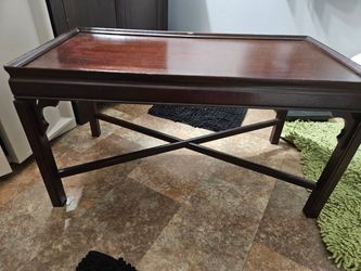 Vintage counsel Furniture Chippendale Lamp Or Side Table Mohogany