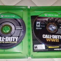 C.O.D  Infinite Warefare & C.O.D WW2- XBOX