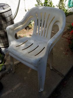 Plastic chairs