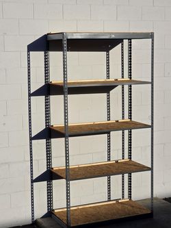 Industrial Racks 48 in W x 24 in D Used 5 Tier Storage Shelving Delivery Available