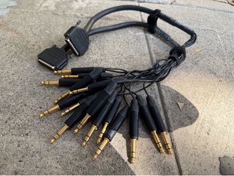 DB25 to TRS ¼” cable snake
