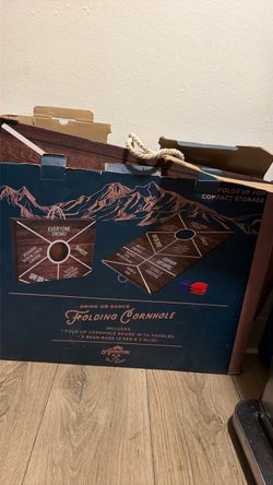 Corn hole drinking game