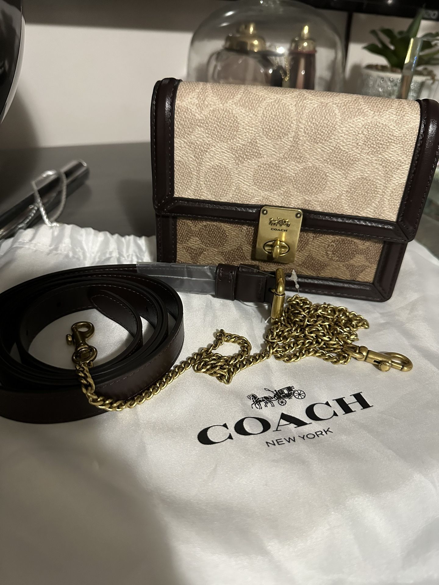 New Authentic Coach Belt/crossbody Bag