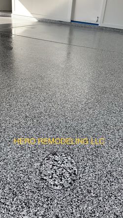 Epoxy floors flake system