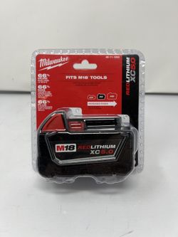 Milwaukee M18 18-Volt 5.0 Ah Lithium-lon XC Extended Capacity Battery Pack