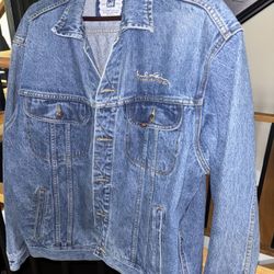 Paul McCartney Driving The USA 2002 Denim Jacket. Great Condition, Size L. Quality Fabric - Lee Brand. 