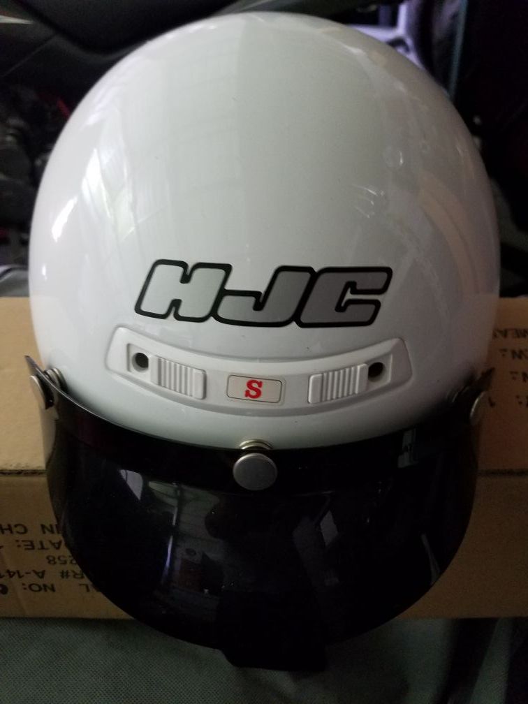 HJC half shell helmets