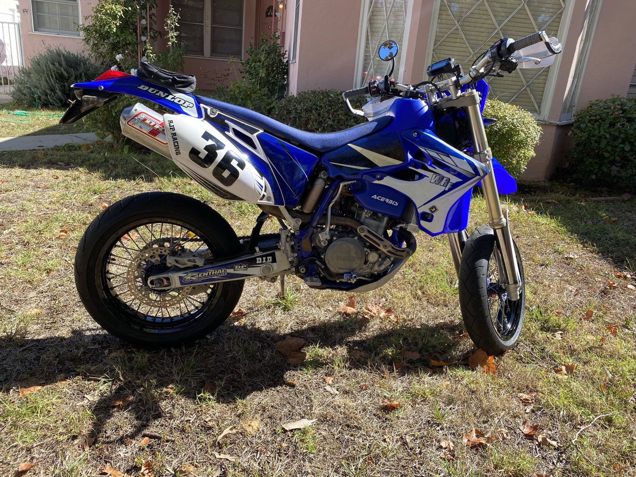 06 YAMAHA WR450 STREET LEGAL DUAL SPORT CA PLATED SUPERMOTO + DIRT SET