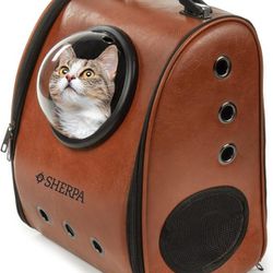 Sherpa Cat Travel Backpack With Bubble 