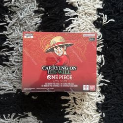 One Piece Carrying On His Will Booster Box 