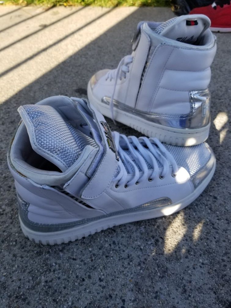 FILA Metalic Silver Hightops Italia Exclusive Limited  display picture 3