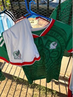 Kids 2t 3t 4t 5t 6/7 8/9 10/12  Mexico jersey set for kids