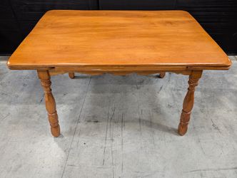 Versatile Wood Drop Leaf Dining Table