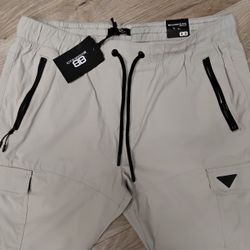 Benjamin Black Cargo Jogger Pants Things Large