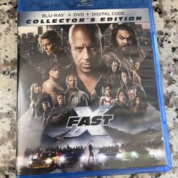 Fast X Dvd Blue-Ray & Digital Code