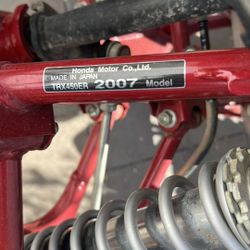 2007 Honda Trx450er