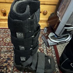 Walking boot. 