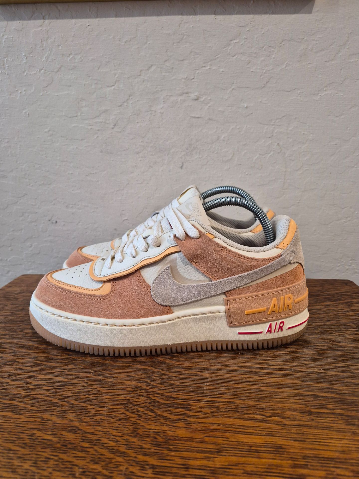 Nike Air Force 1 Shadow "Sisterhood - Cashmere" Fashion Sneakers Women's Size US 8.5
