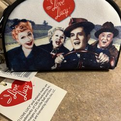 NEW wTags “I Love Lucy” Zipper Coin Purse w/Ricky, Ethel & Fred, California, Here We Come!