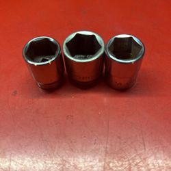 Snap On Tools Metrics And Standard Snap On 1/2   Matco 1/2 And 14  All 1/4 ::15 Each Or 35 All