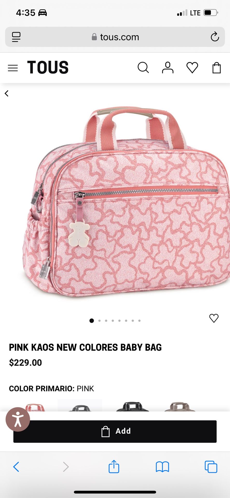 Tous Diaper Bag