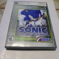 Xbox 360 Game Platinum Family Hit Sonic The Hedgehog Use