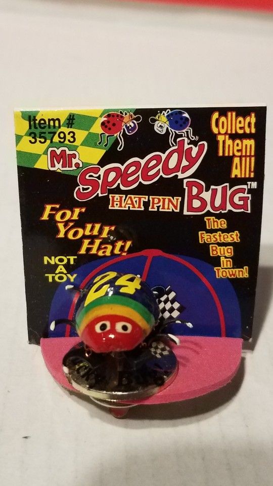 Hat Pin Speedy Bug Tac Pin