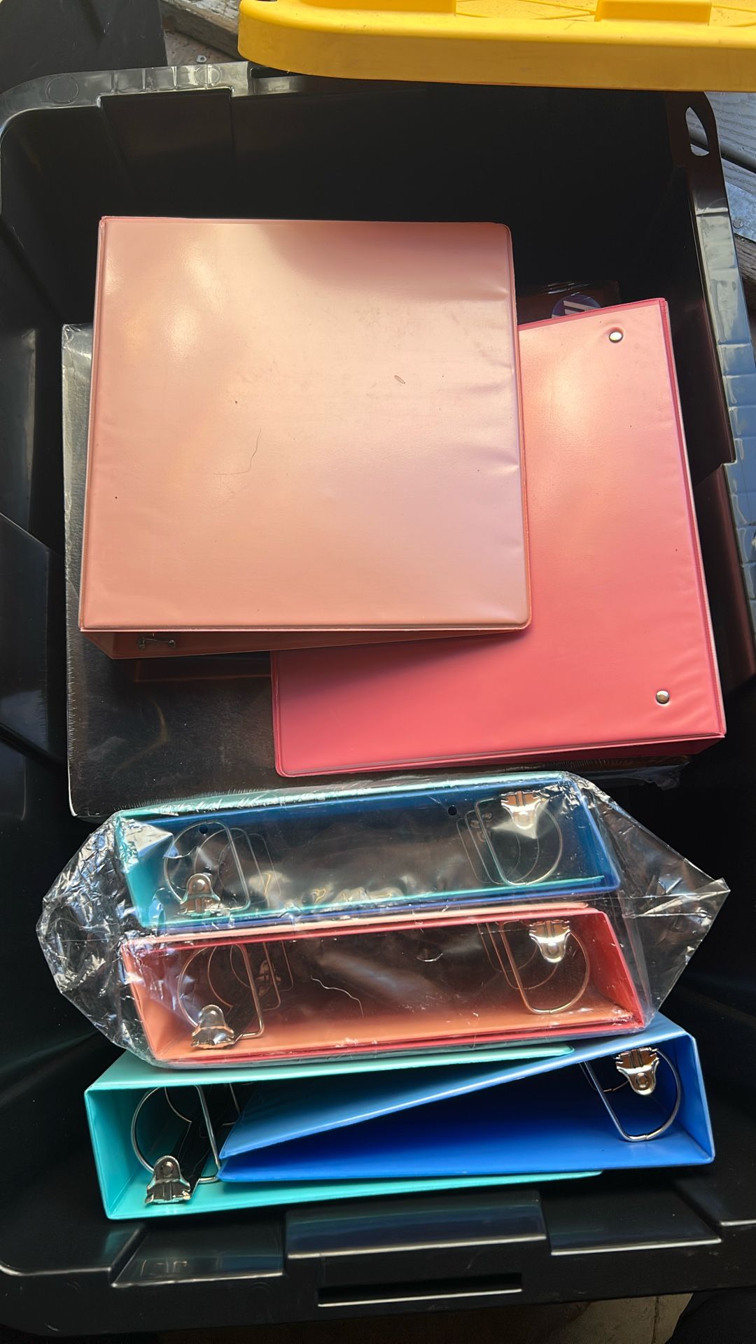 Lots of School Binders