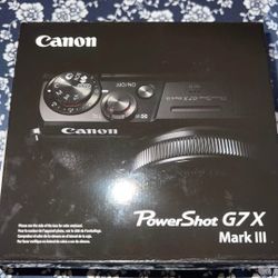 Canon powershot G7X MarkIII