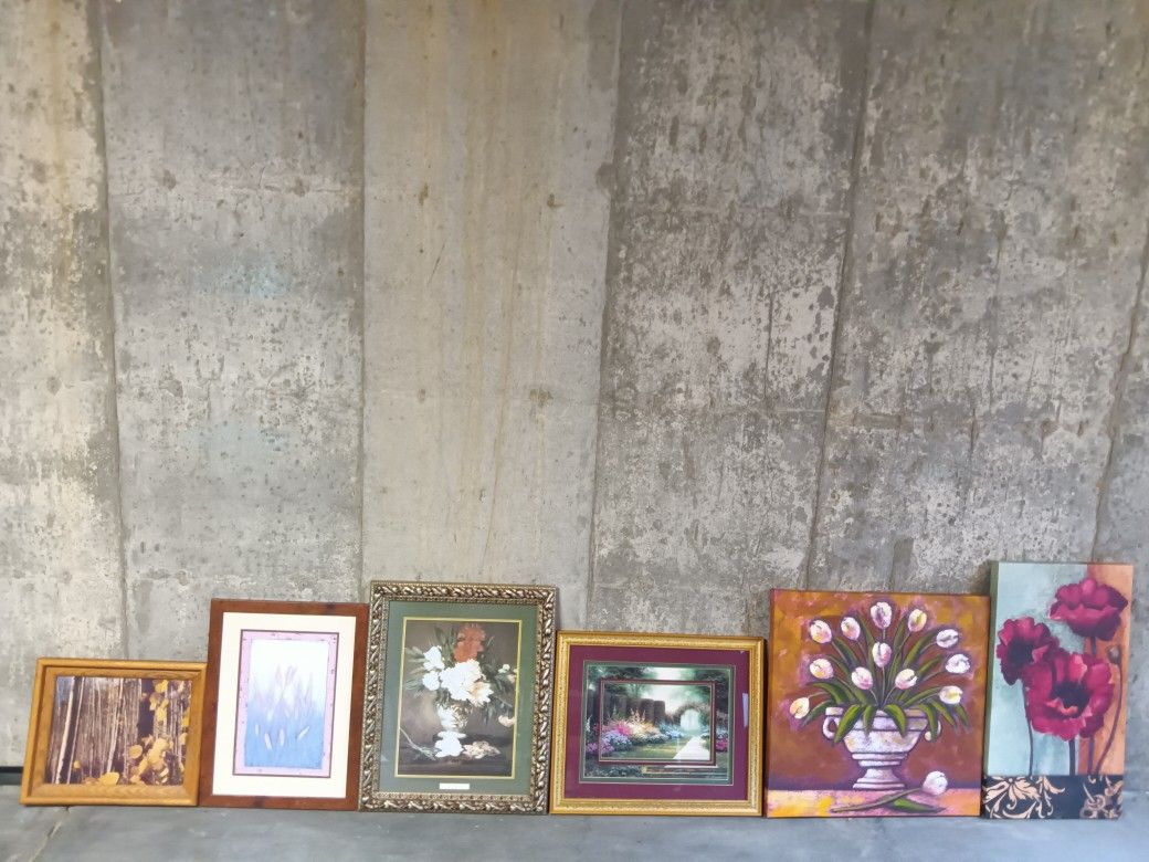 Various Paintings Flowers 3D Garden