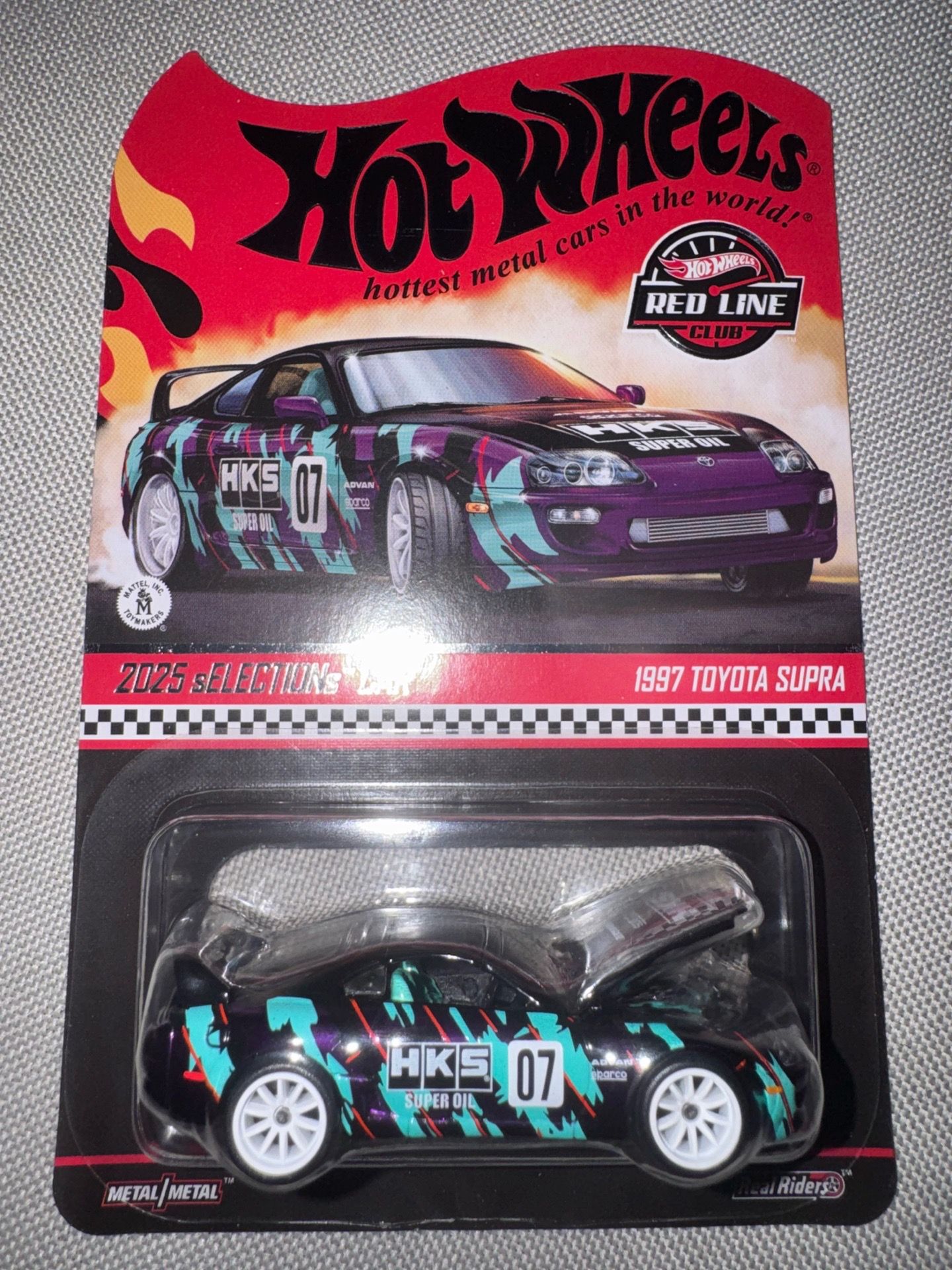 HOT WHEELS EXCLUSIVE RLC sELECTIONs 1997 HKS Toyota Supra NEW! 🔥