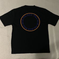Palace Sircle T-Shirt Black/Orange/Blue Size Large