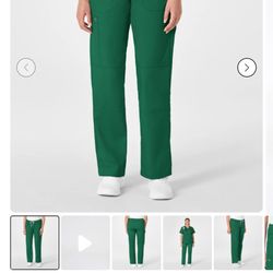  Hunter Green Scrub Pants