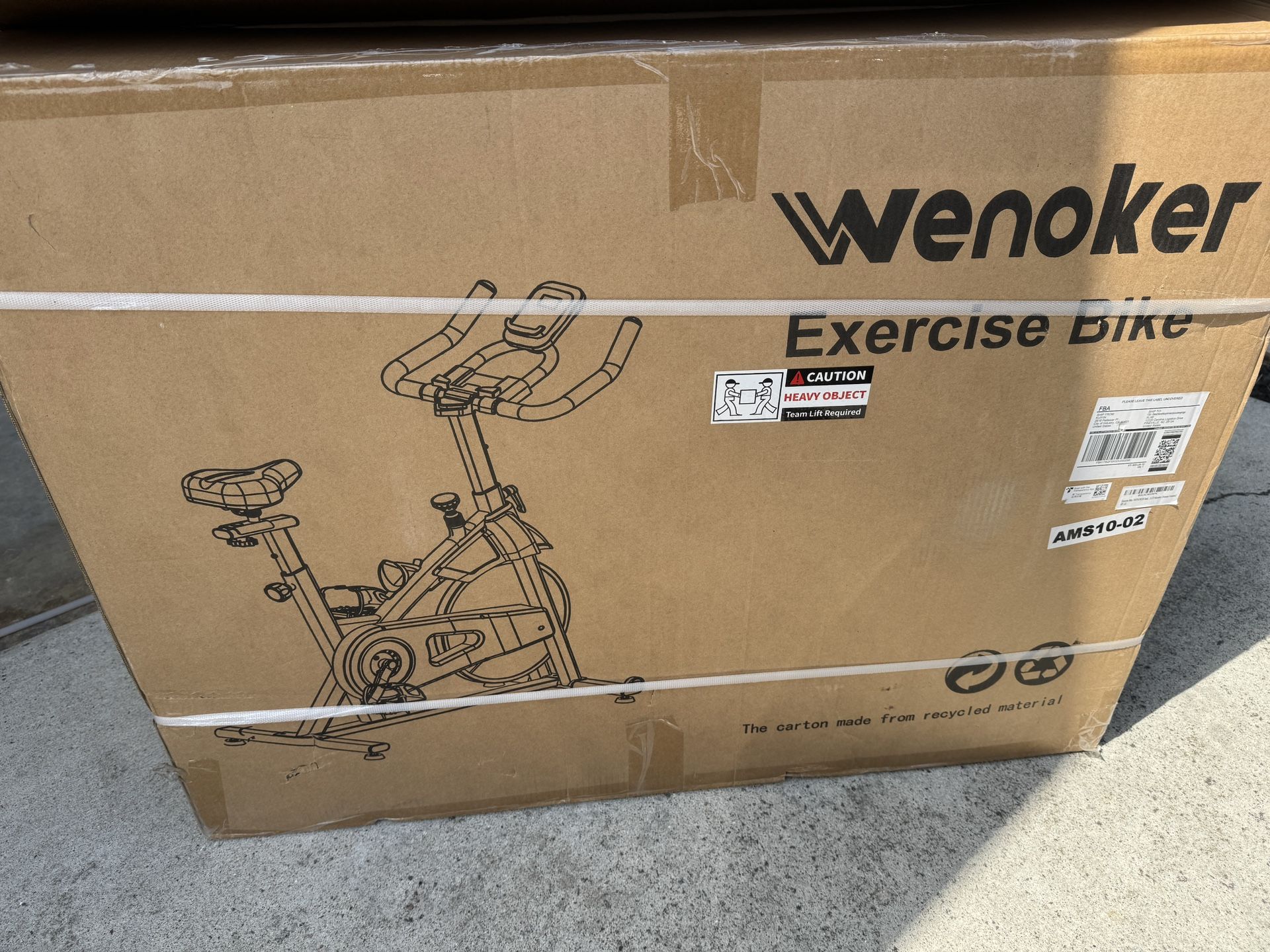 Brand New Exercise Bike Stationary Wenoker