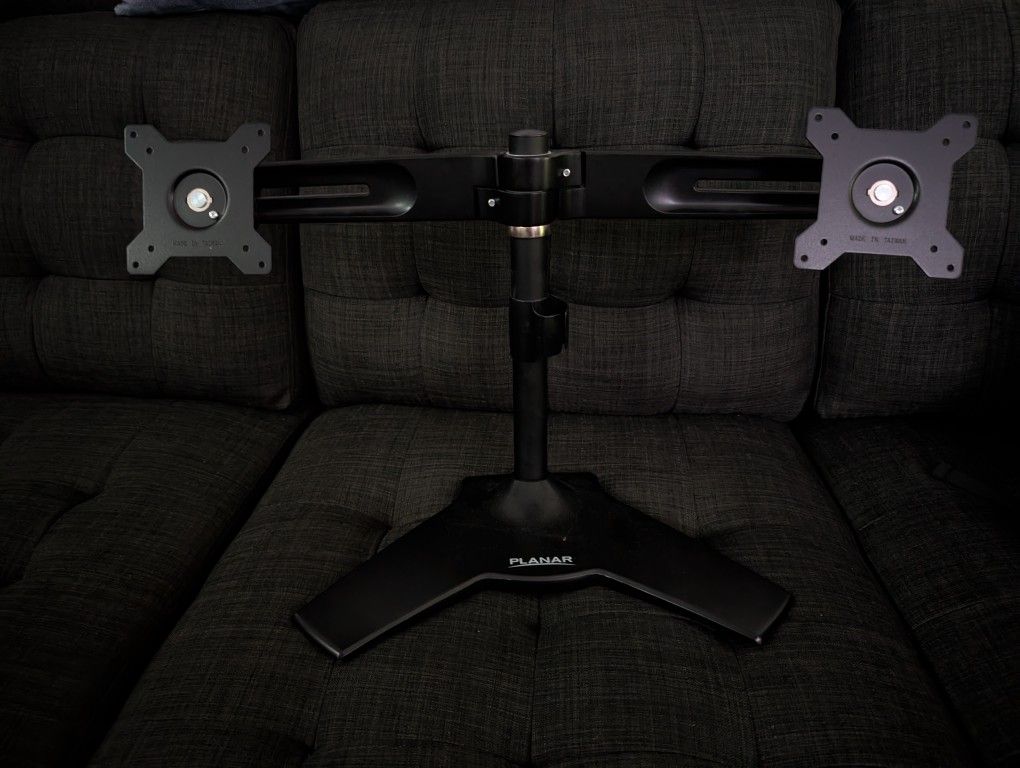 Planar Dual Monitor Stand (Adjustable to fit 2 24" monitors)