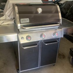 Weber Genesis E-310 BBQ Grill Propane Brown For Sale