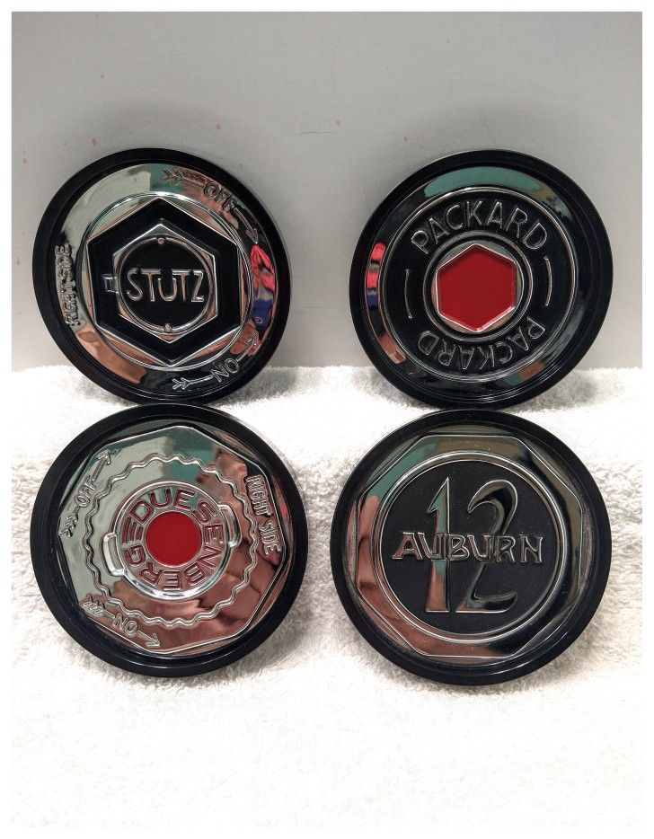 Vintage (1984) ~ Early American Automobile Drink Coasters - Set of 4