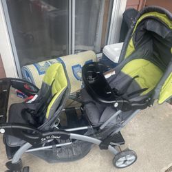 Double Stroller For Infants And Toddlers