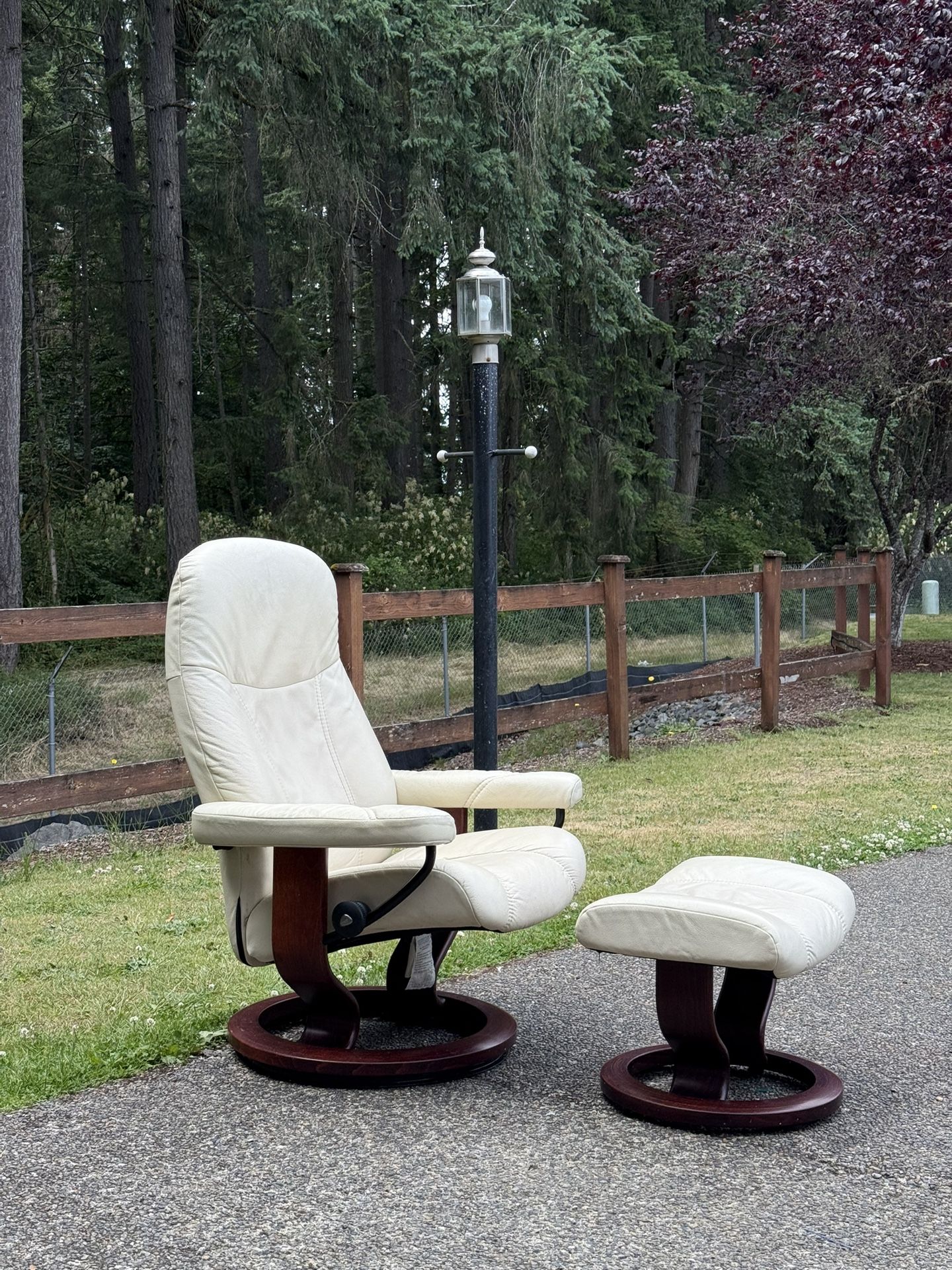 Ekornes Stressless Chair And Ottoman