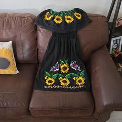Mexican Embroidered Dress