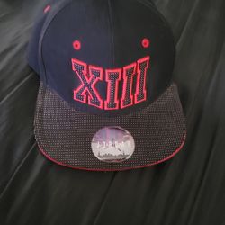 Air Jordan 13 (XIII) Bred Jumpman Snapback Hat,